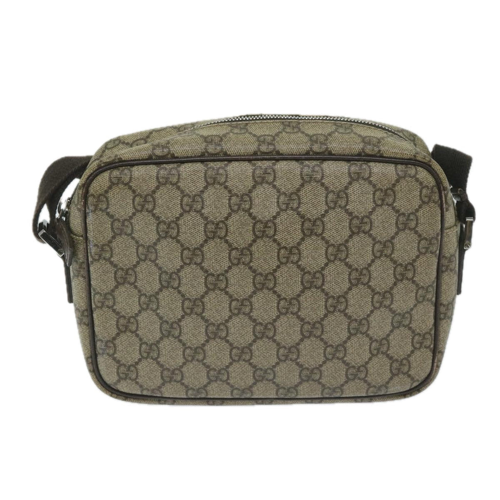 GUCCI GG Supreme Shoulder Bag Beige 114291 59716