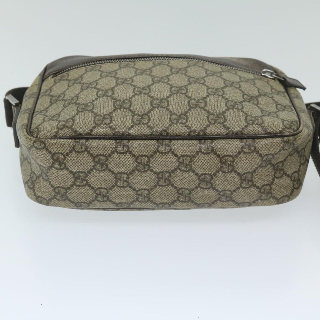 GUCCI GG Supreme Shoulder Bag Beige 114291 59716