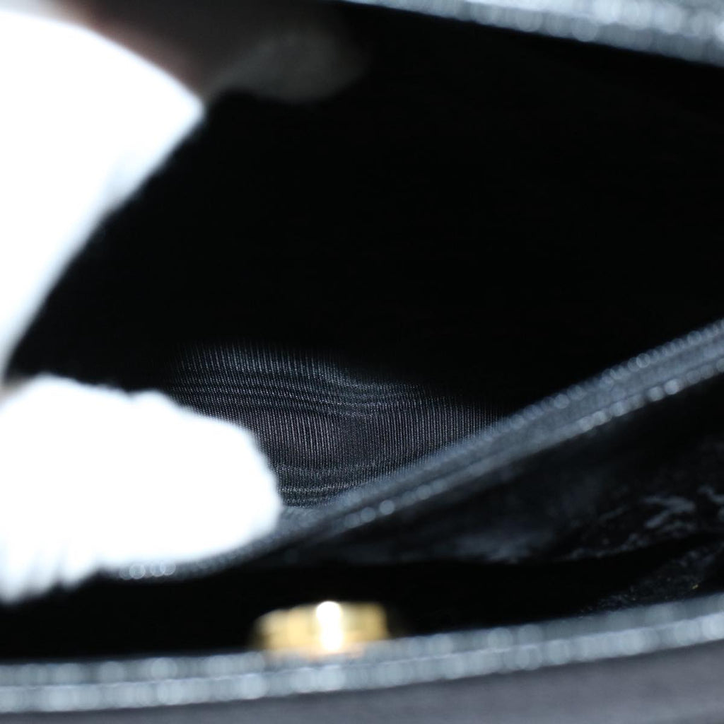 GUCCI Bamboo Hand Bag Leather Black 002 0260 200110 59718