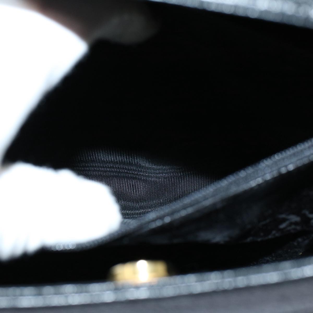 GUCCI Bamboo Hand Bag Leather Black 002 0260 200110 59718