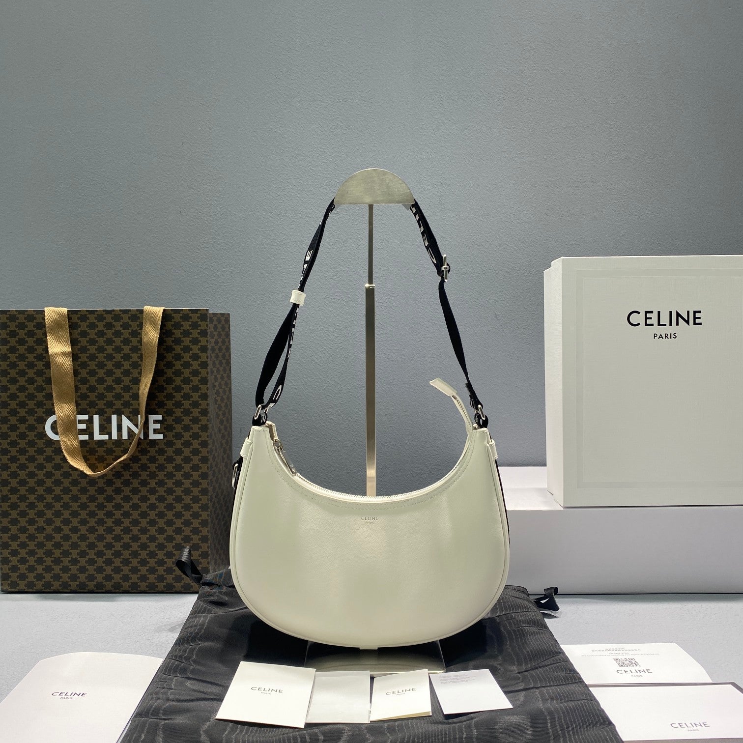GLAMI MeGLAMIum Ava Bag With GLAMI Strap White For Women 9in/23cm