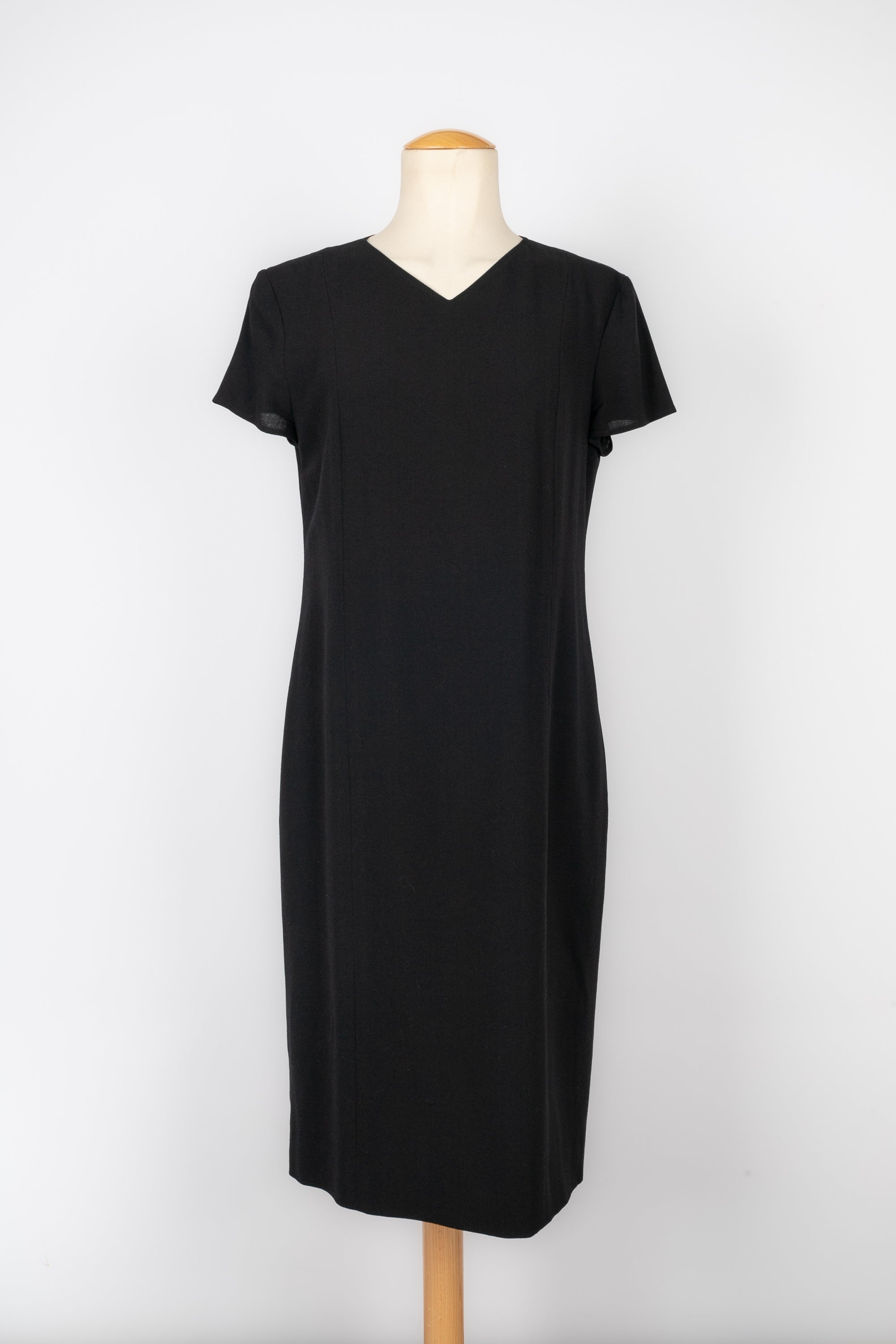 Robe noire Chanel 1990's
