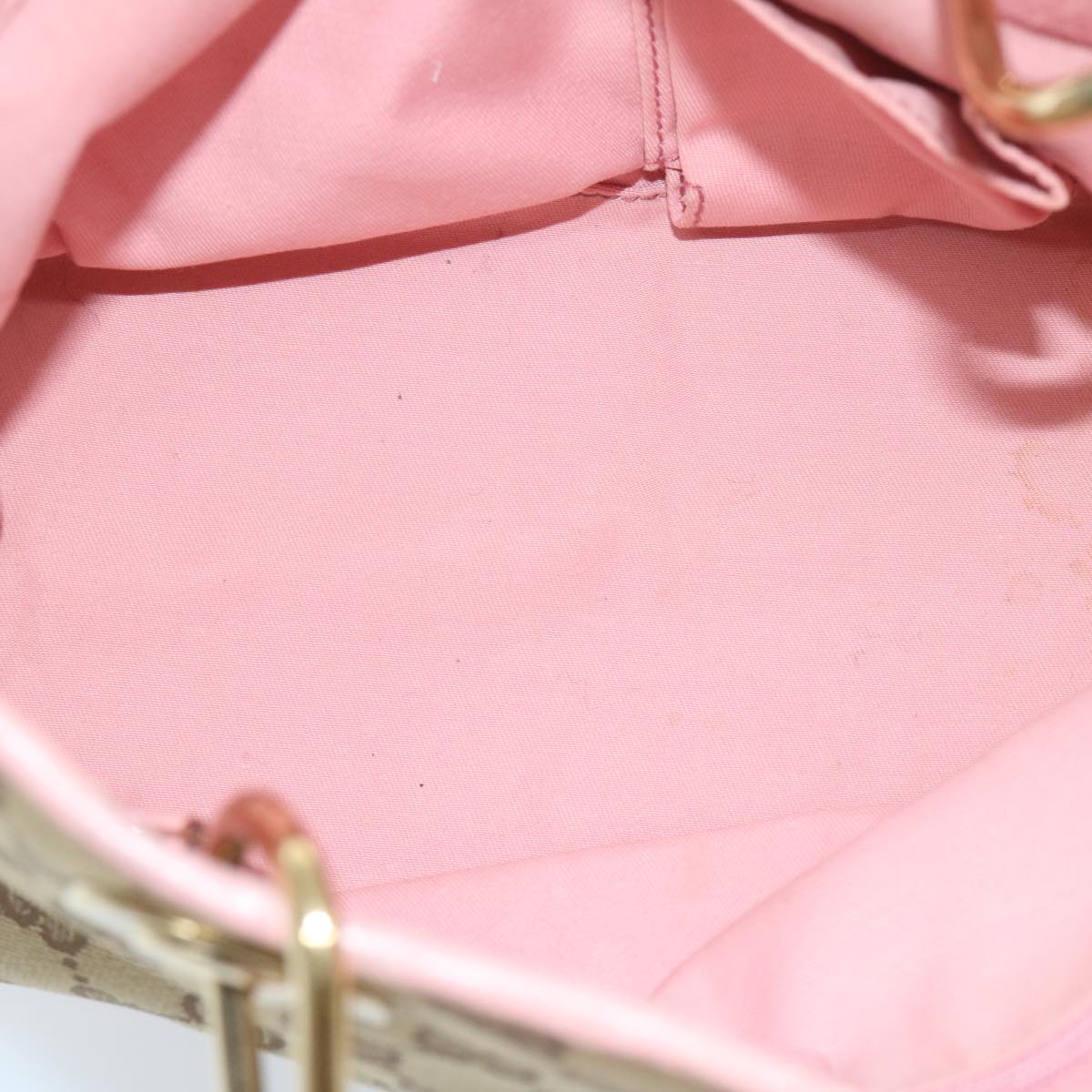 GUCCI GG Canvas Hand Bag Beige 120844 59962