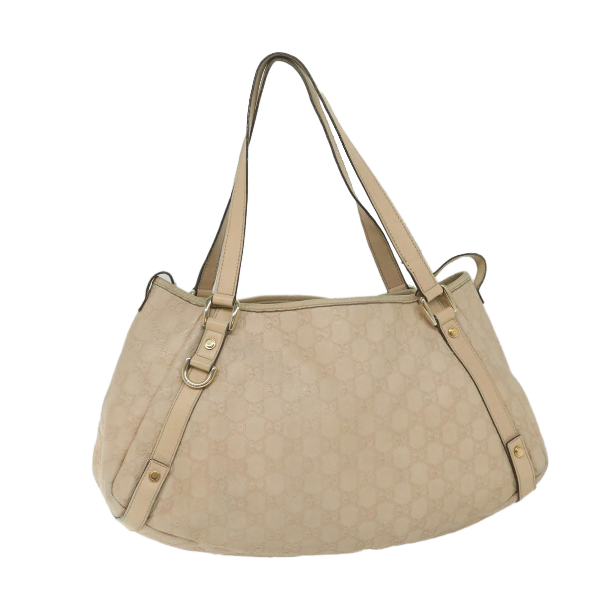 GUCCI GG Canvas Guccissima Tote Bag Beige 130736 59963