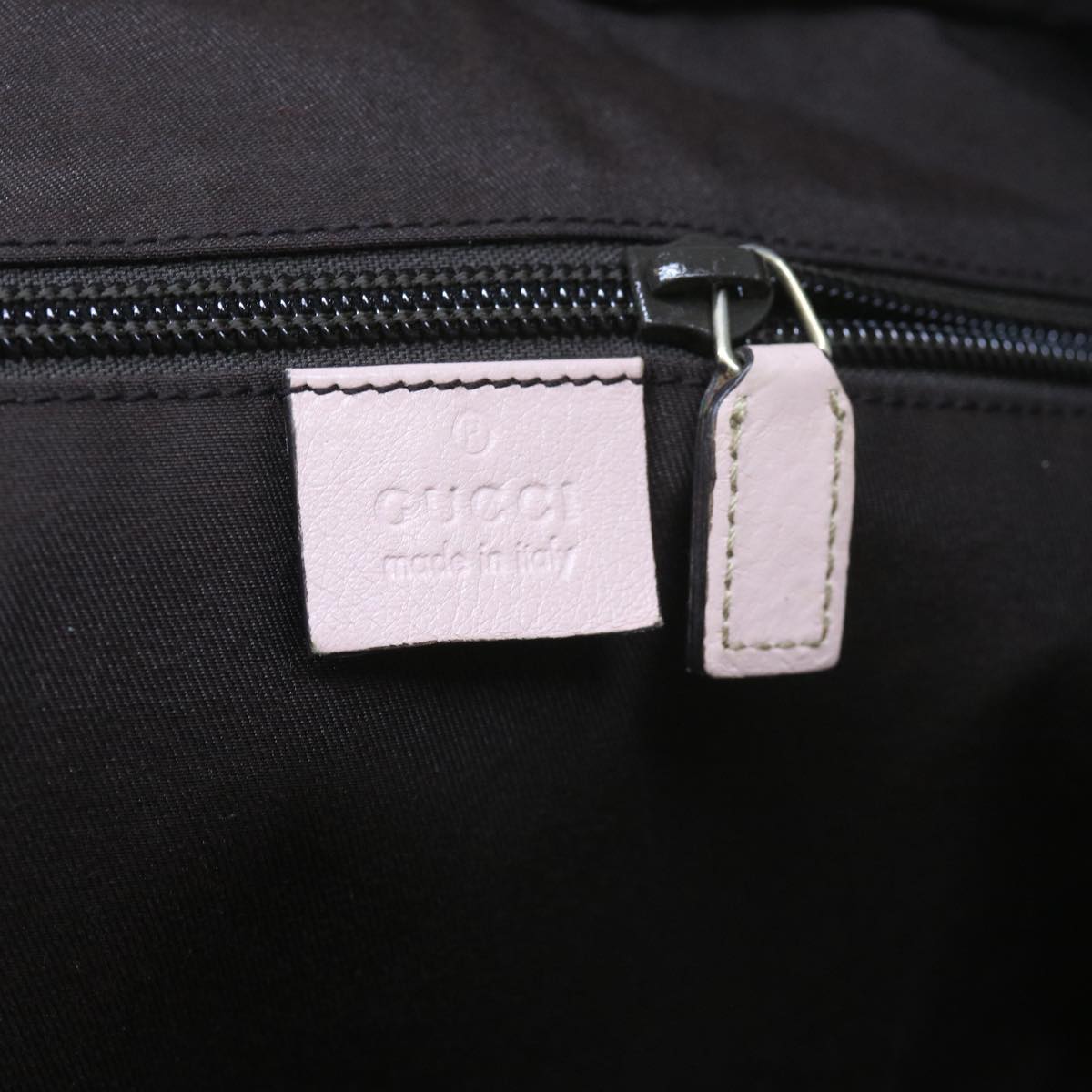 GUCCI GG Canvas Sherry Line Tote Bag Beige Light Blue Green 131230 59964
