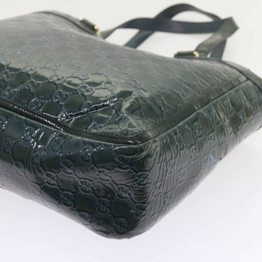 GUCCI GG Canvas Tote Bag Green 146247 59965