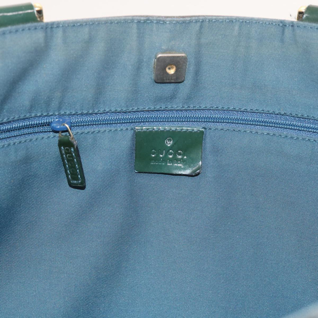 GUCCI GG Canvas Tote Bag Green 146247 59965