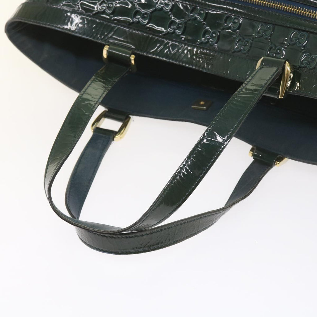 GUCCI GG Canvas Tote Bag Green 146247 59965