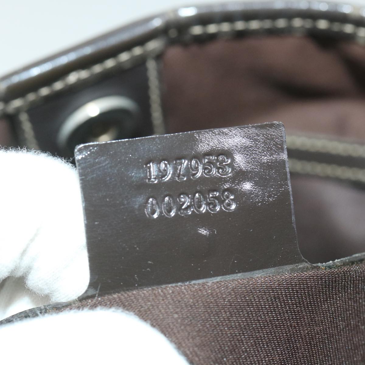 GUCCI GG Supreme Tote Bag PVC Leather Beige 197953 59966