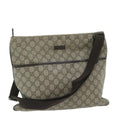 GUCCI GG Supreme Shoulder Bag PVC Leather Beige 141198 59967