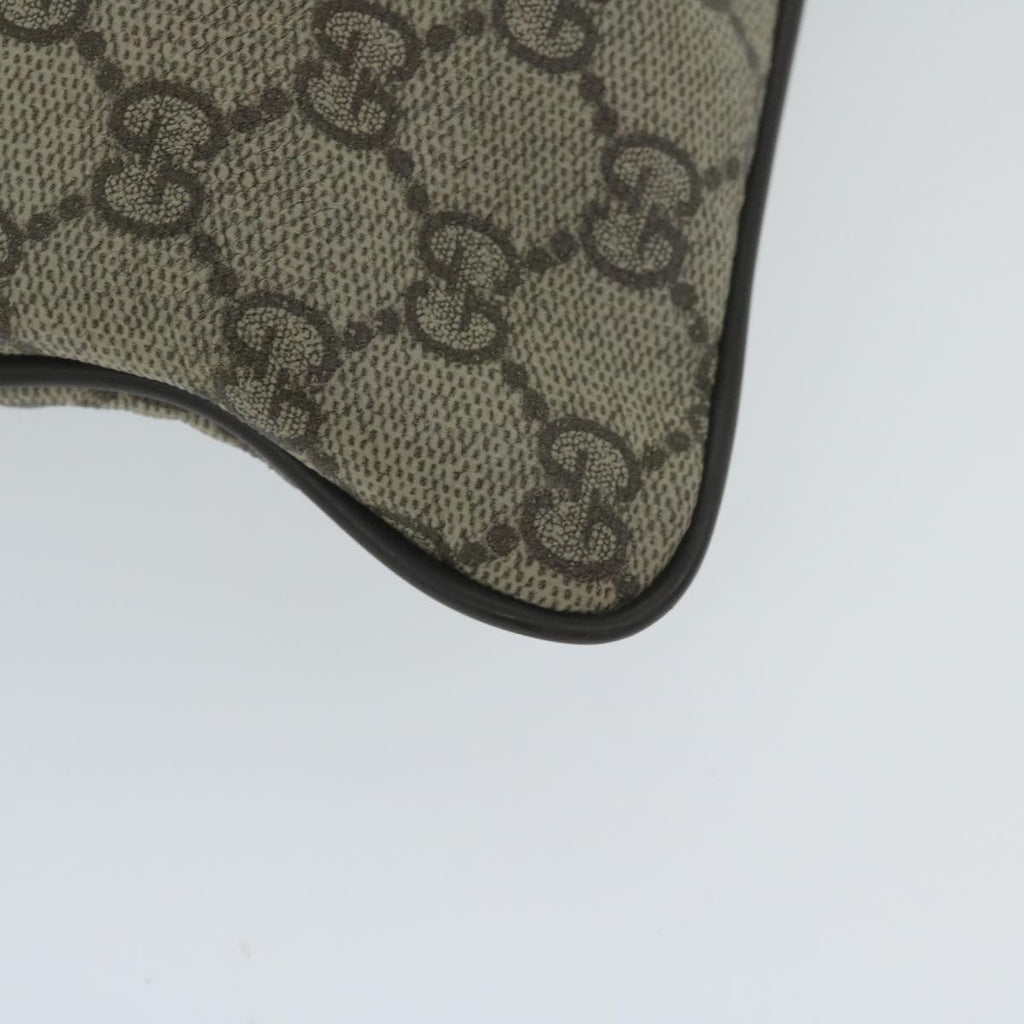 GUCCI GG Supreme Shoulder Bag PVC Leather Beige 141198 59967