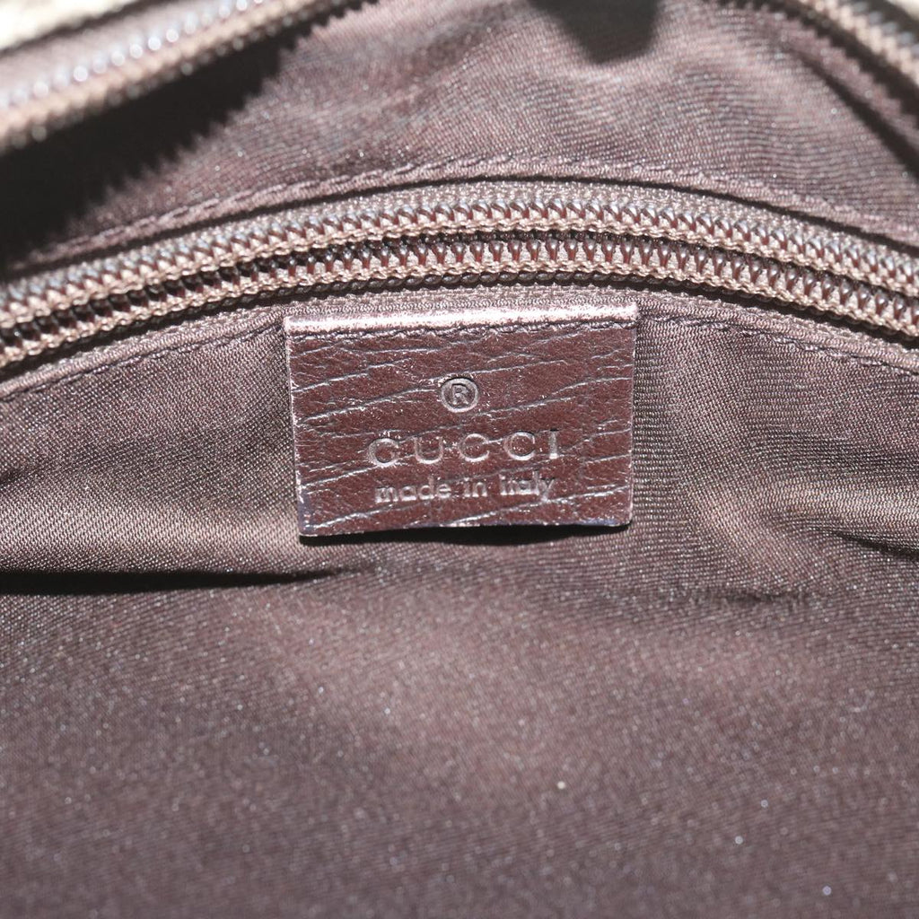 GUCCI GG Supreme Shoulder Bag PVC Leather Beige 141198 59967