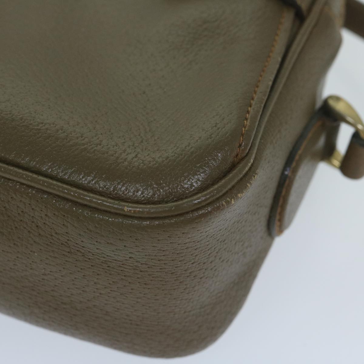 GUCCI Shoulder Bag Leather Beige 59969