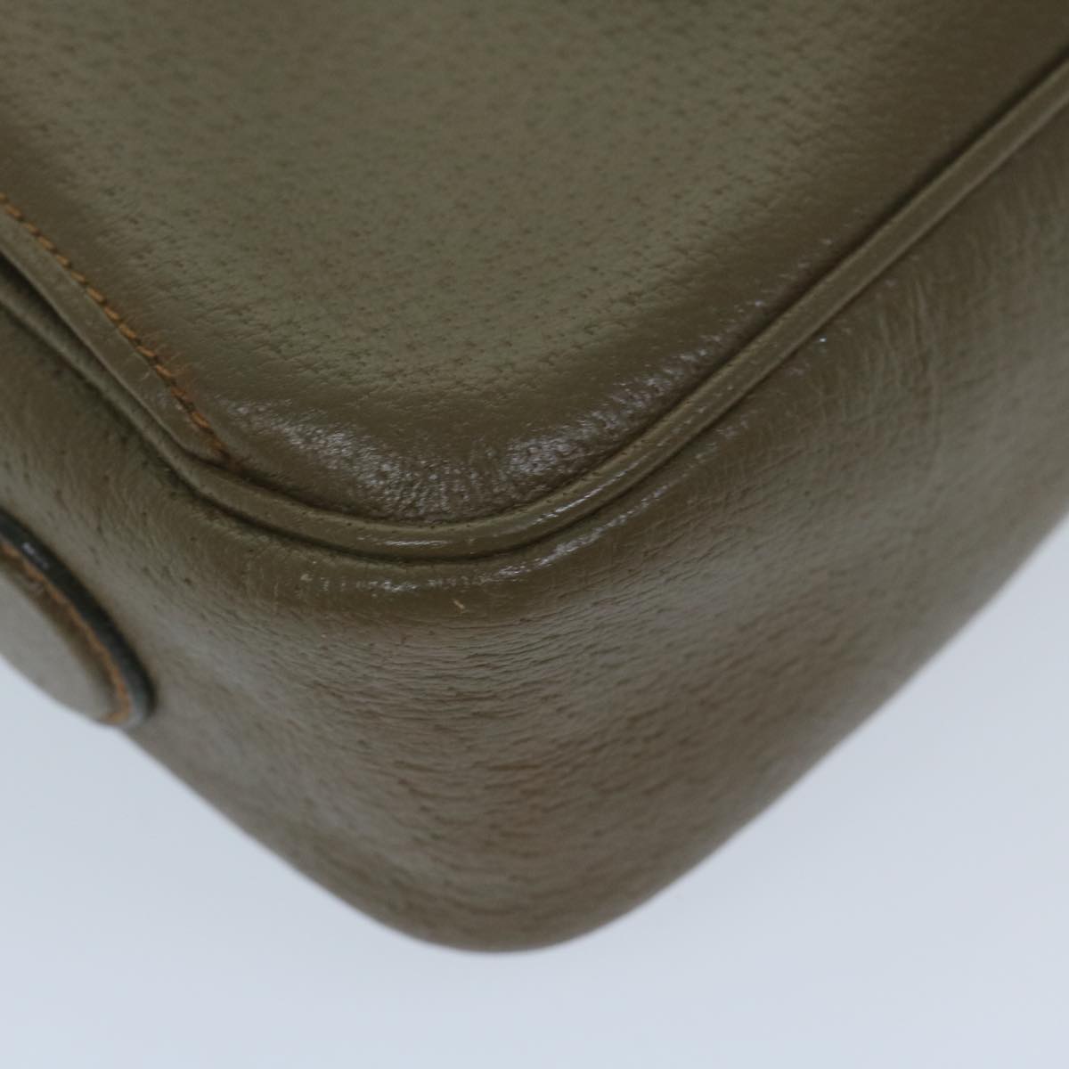 GUCCI Shoulder Bag Leather Beige 59969