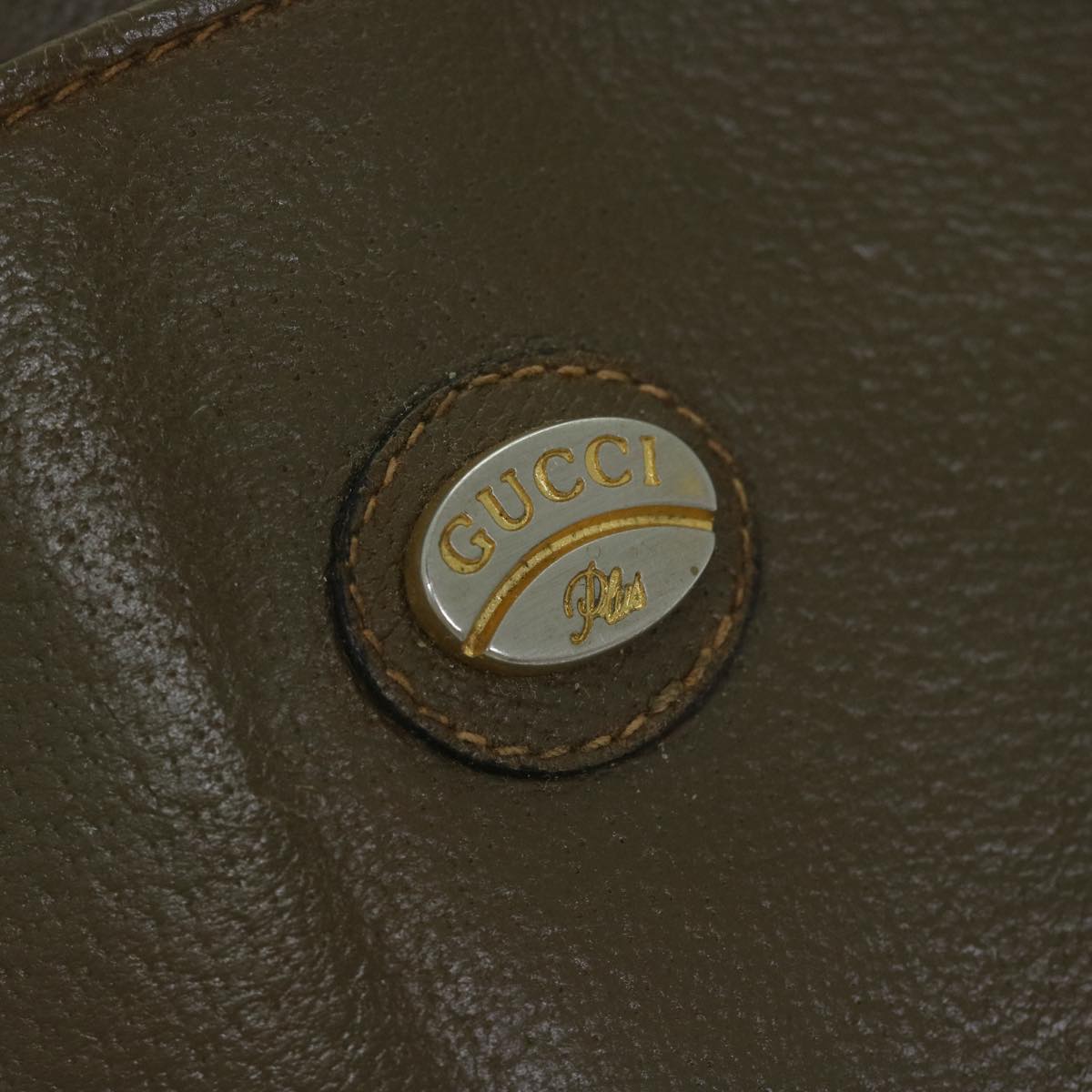 GUCCI Shoulder Bag Leather Beige 59969
