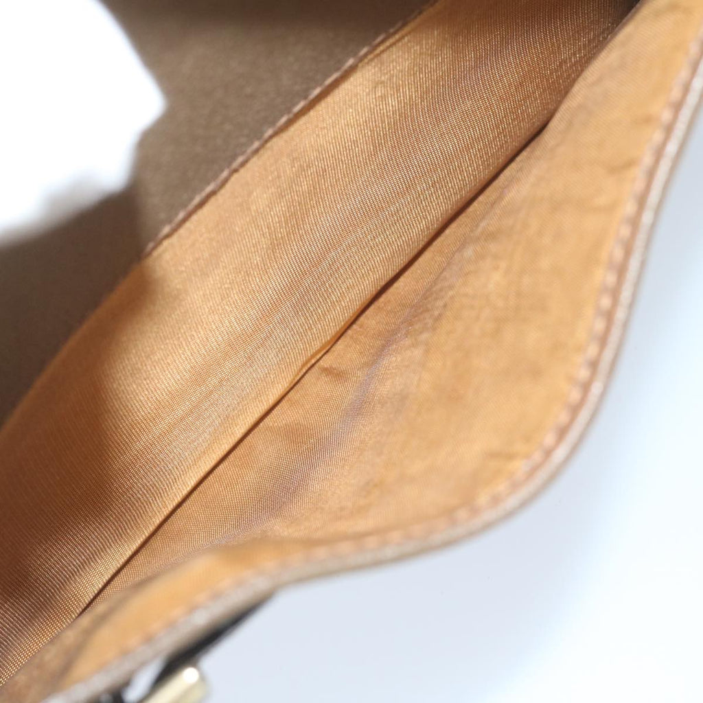 GUCCI Shoulder Bag Leather Beige 59969