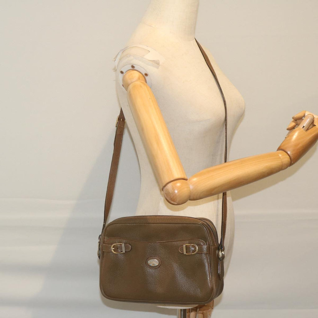 GUCCI Shoulder Bag Leather Beige 59969