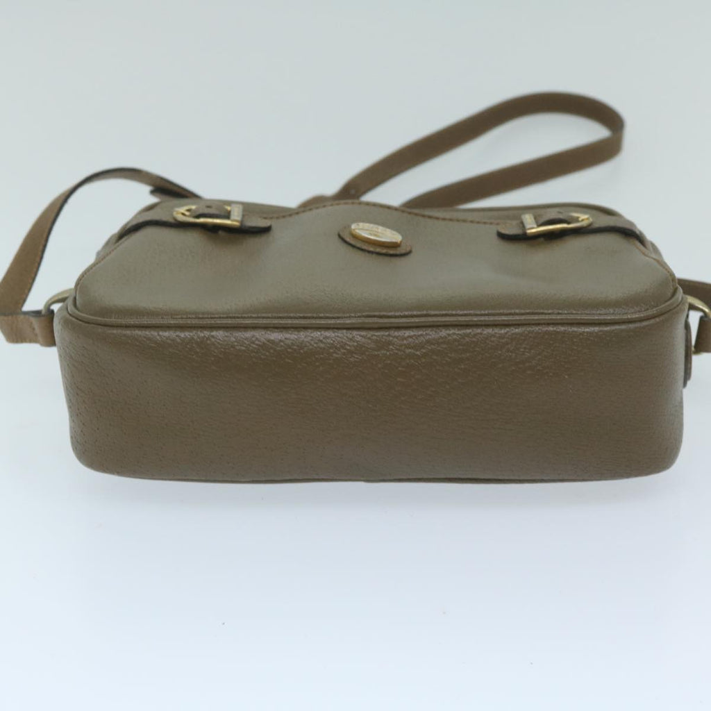 GUCCI Shoulder Bag Leather Beige 59969