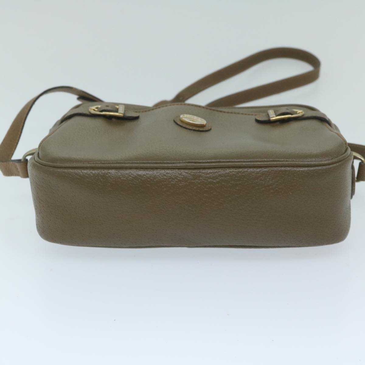 GUCCI Shoulder Bag Leather Beige 59969