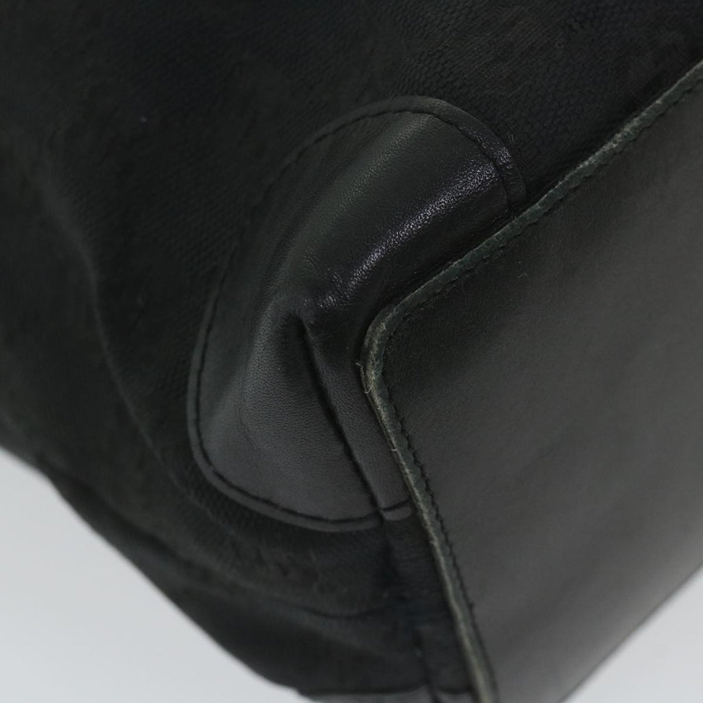 GUCCI GG Canvas Tote Bag Black 002 1098 2404 59972