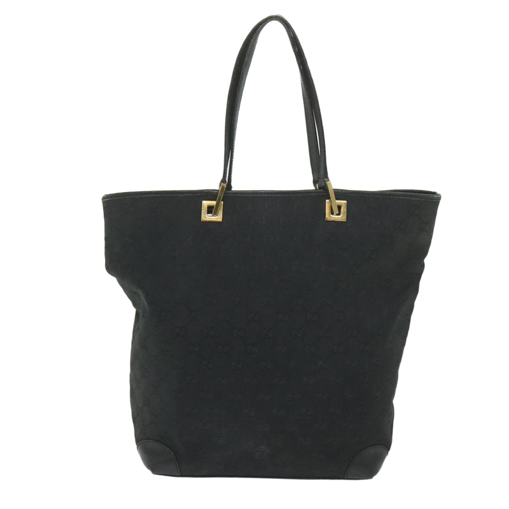 GUCCI GG Canvas Tote Bag Black 002 1098 2404 59972