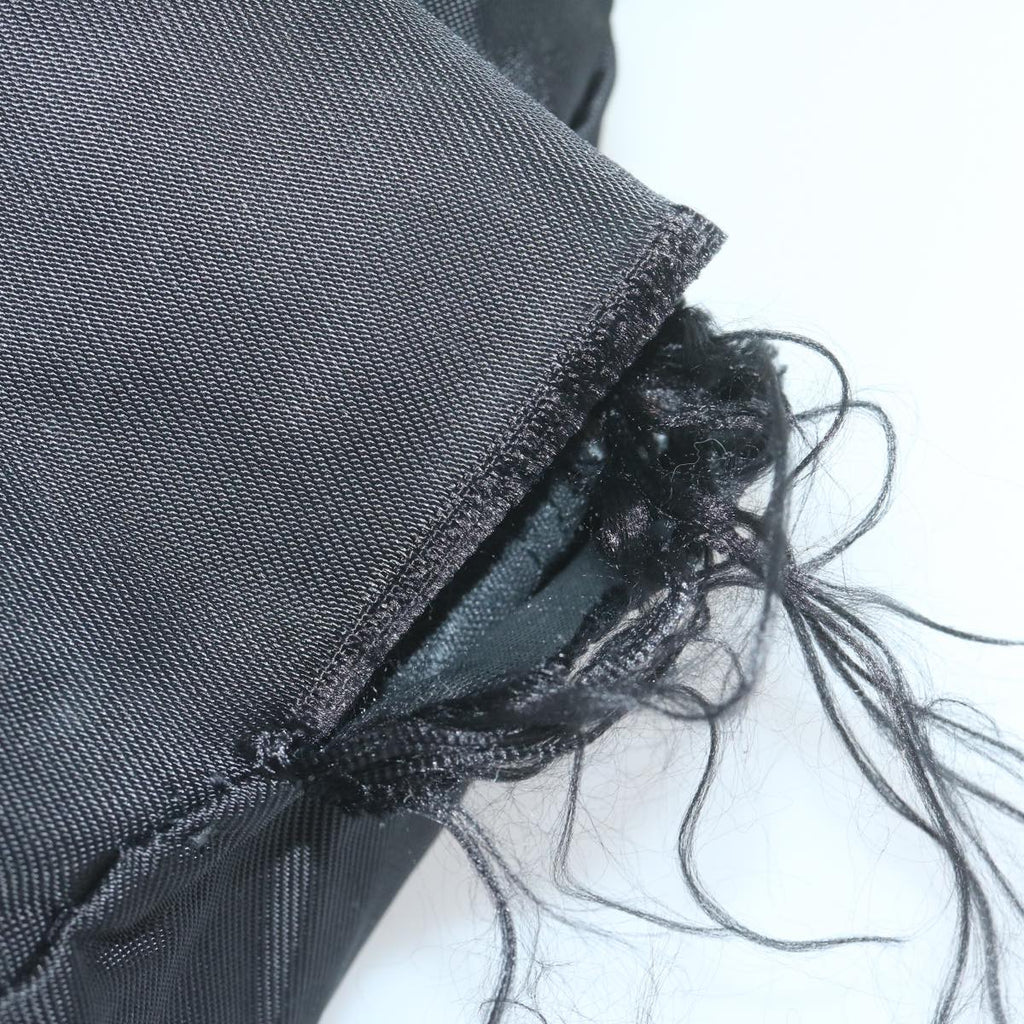 GUCCI Bamboo Tote Bag Nylon Black 002 2058 0412 5 59979