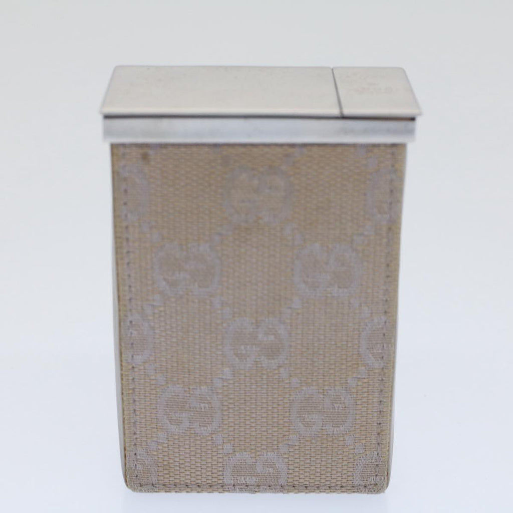 GUCCI GG Canvas Accessory Pouch cigarette case set Purple 07198 59991
