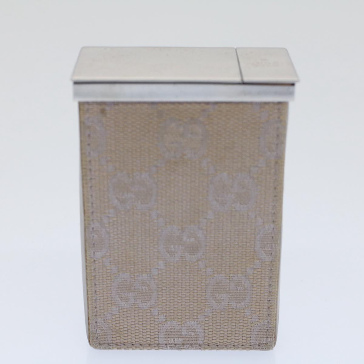 GUCCI GG Canvas Accessory Pouch cigarette case set Purple 07198 59991