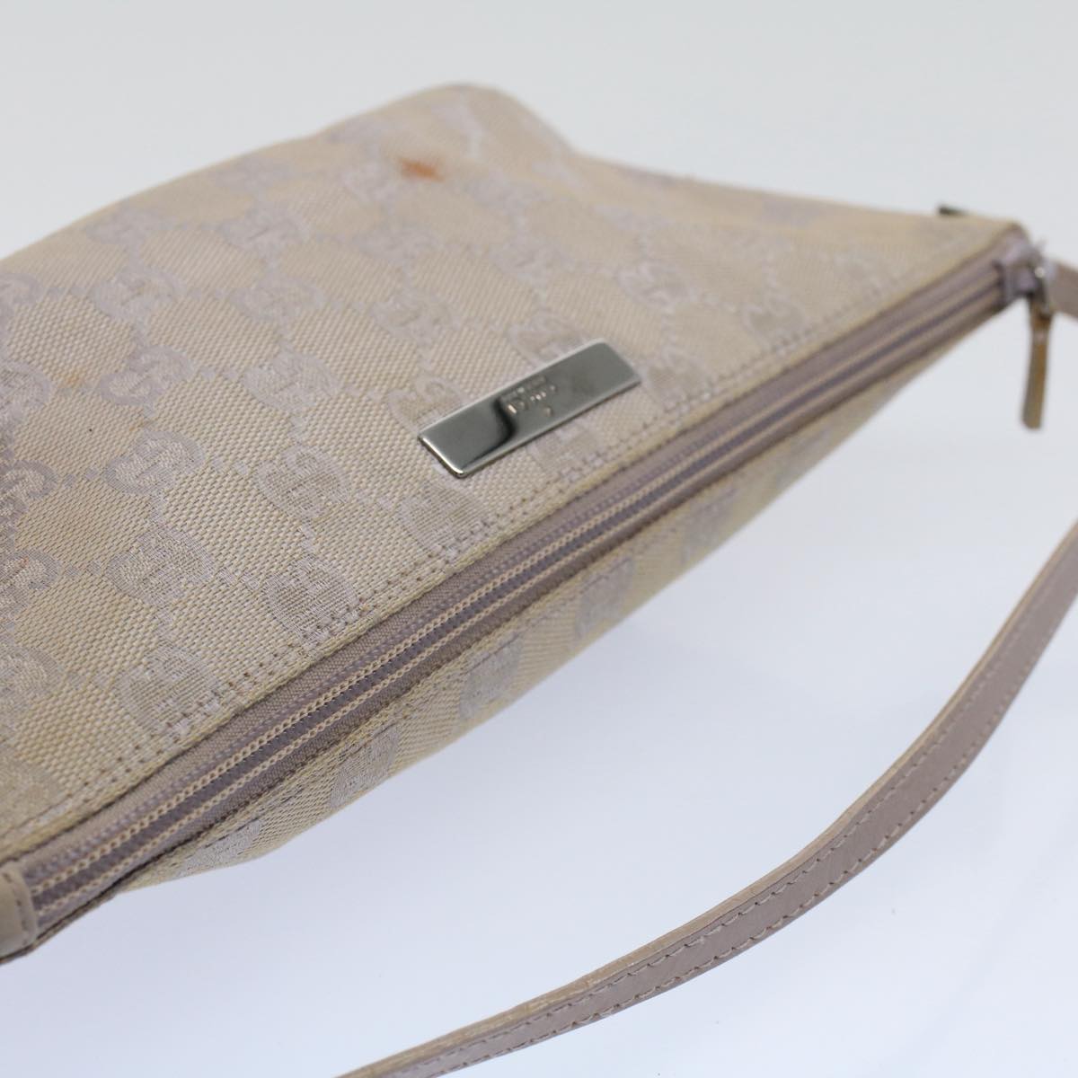 GUCCI GG Canvas Accessory Pouch cigarette case set Purple 07198 59991