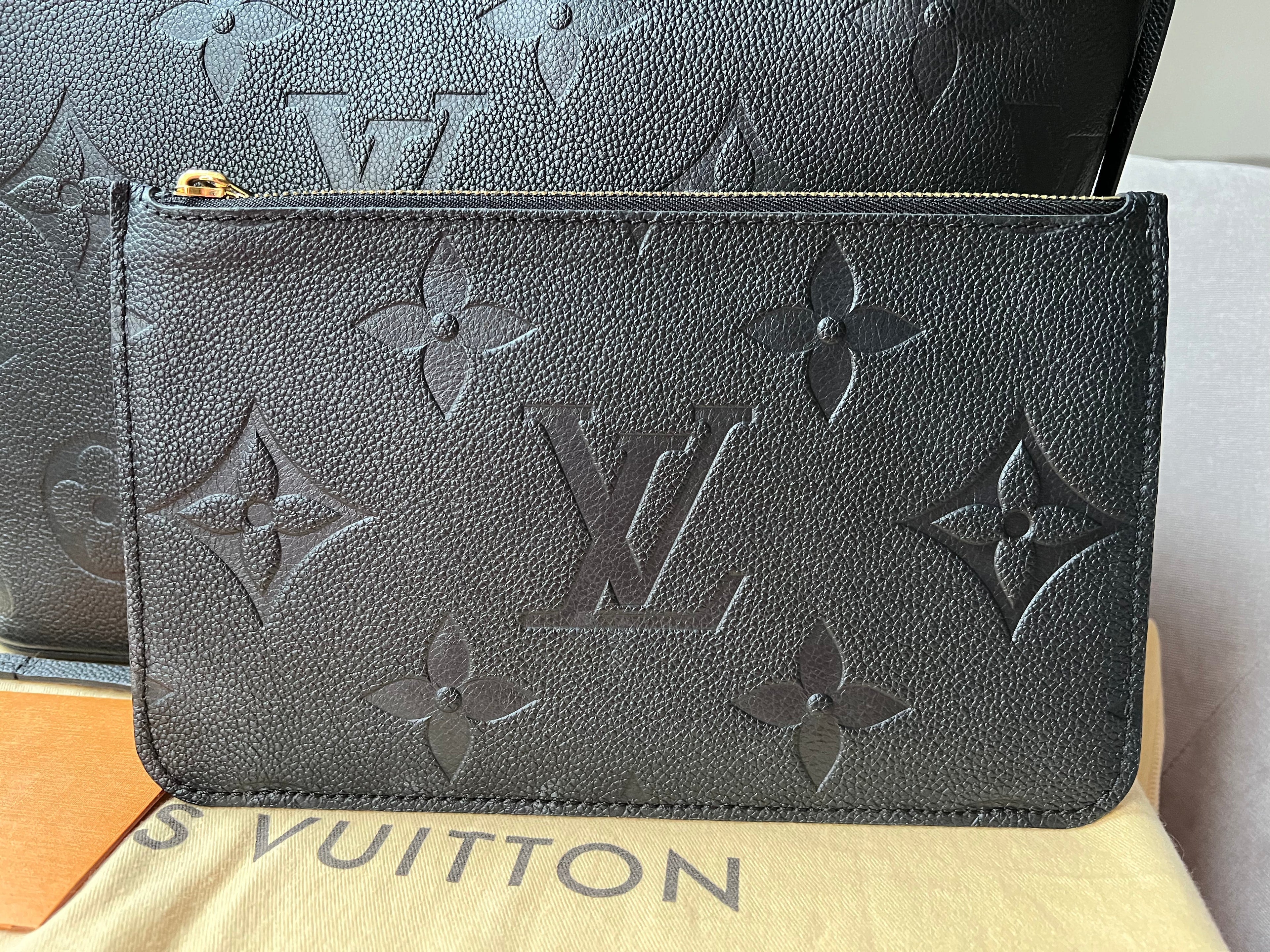 Louis Vuitton Neverfull MM Black Empreinte (RRP £1,940)