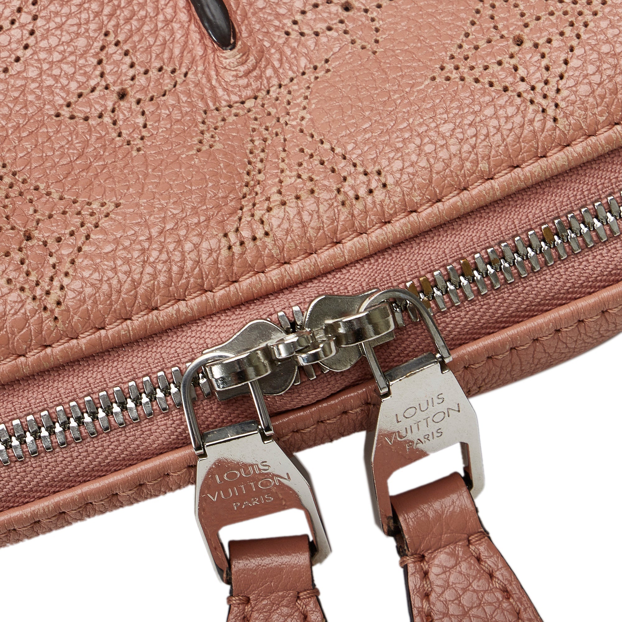 Pink Louis Vuitton Mahina Selene PM Satchel