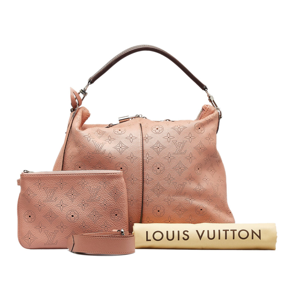 Pink Louis Vuitton Mahina Selene PM Satchel