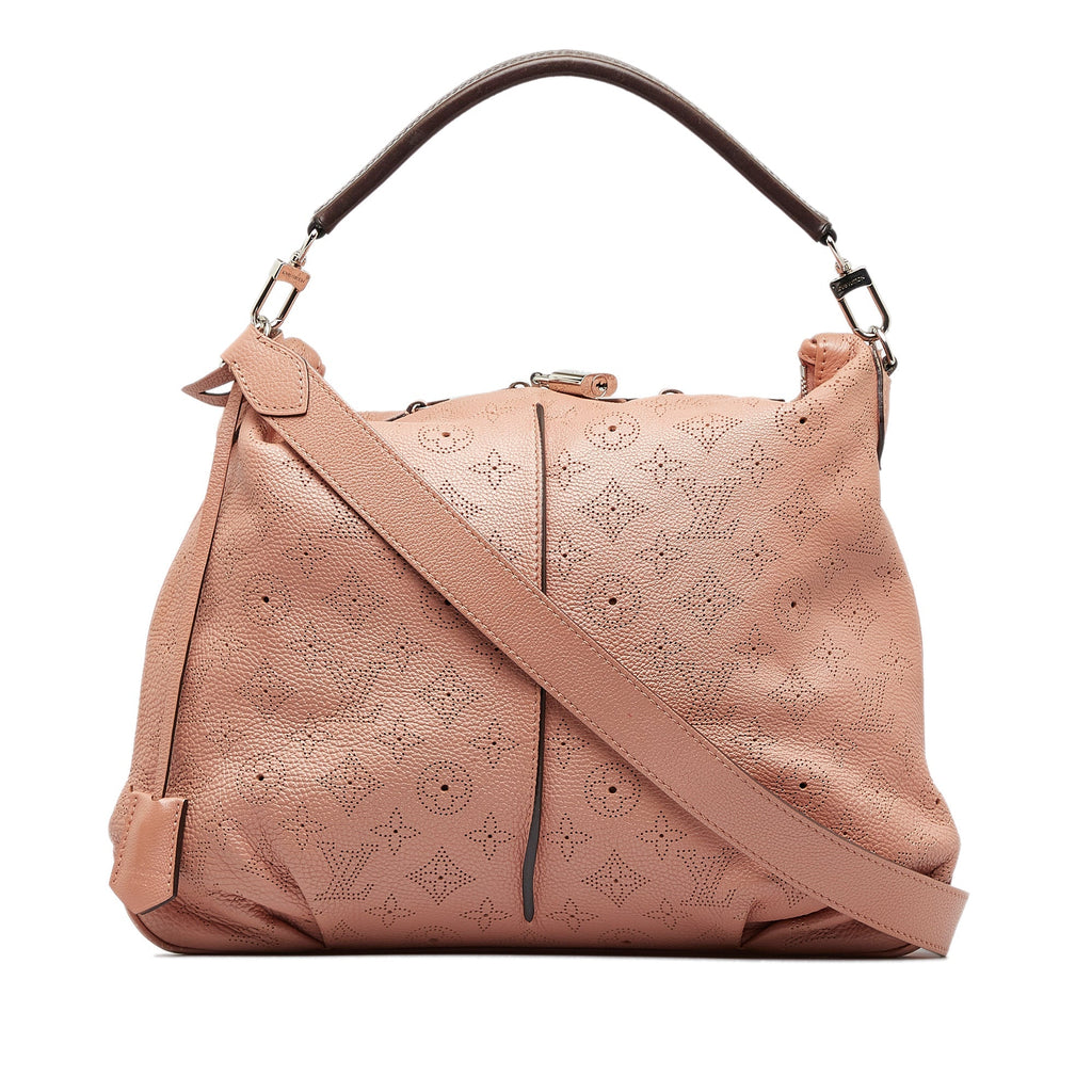 Pink Louis Vuitton Mahina Selene PM Satchel