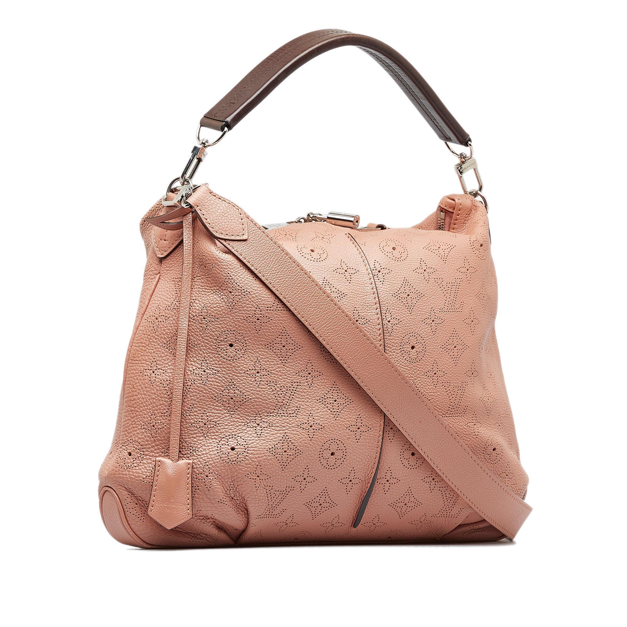 Pink Louis Vuitton Mahina Selene PM Satchel