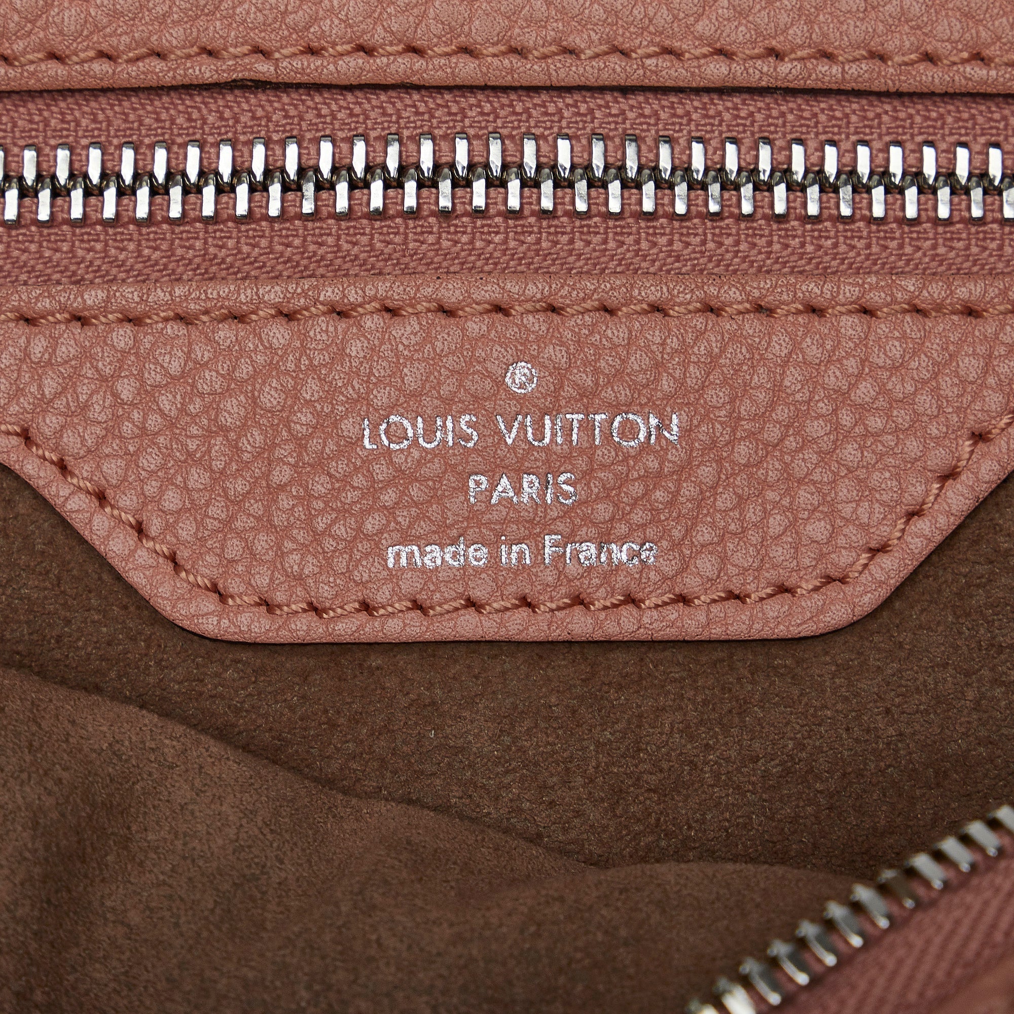 Pink Louis Vuitton Mahina Selene PM Satchel