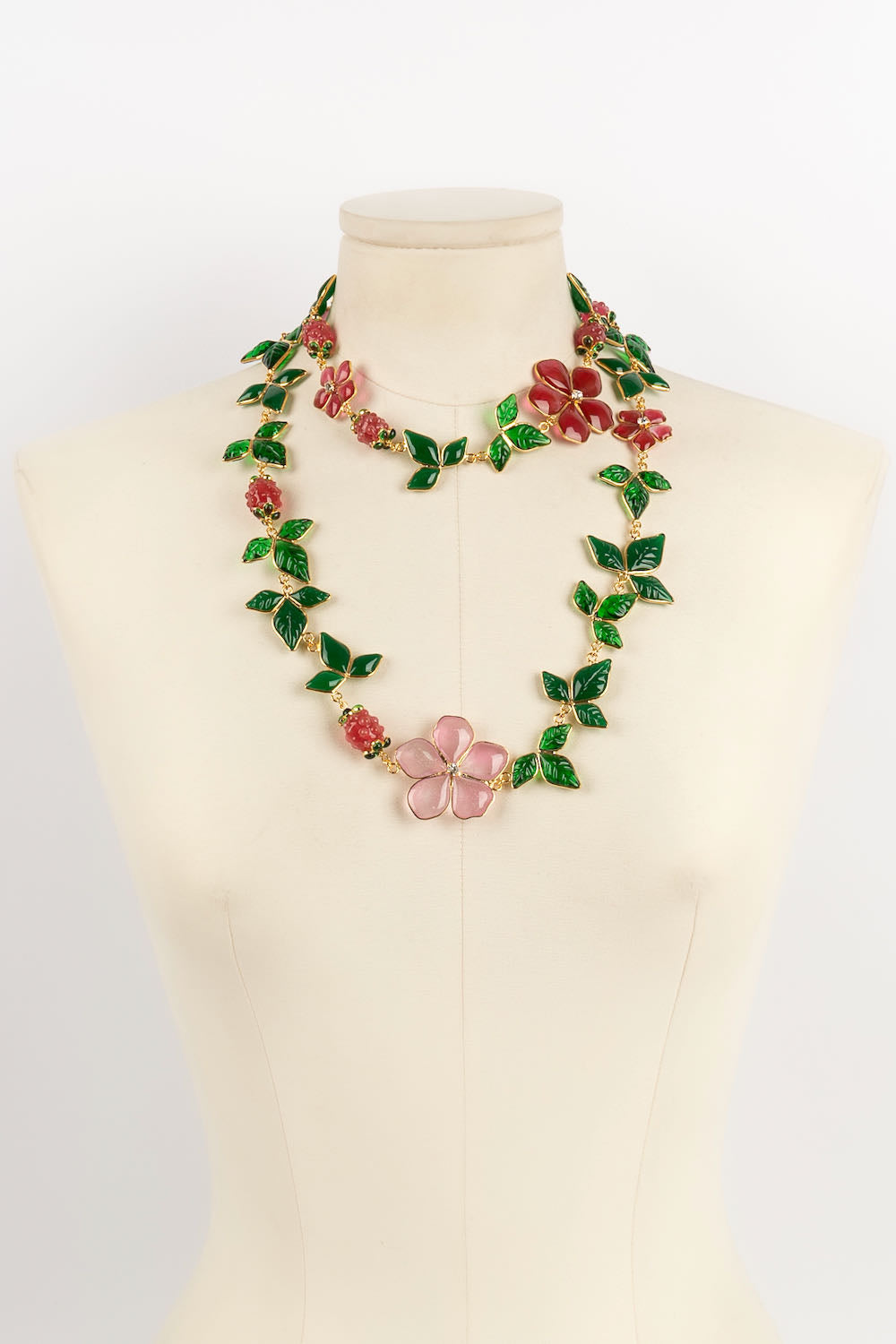 Collier fleurs Augustine