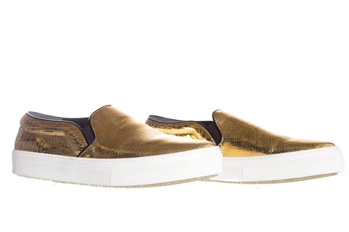 CÃƒÆ’Ã‚Â©line Gold Embossed Sneakers SZ 40 NWT