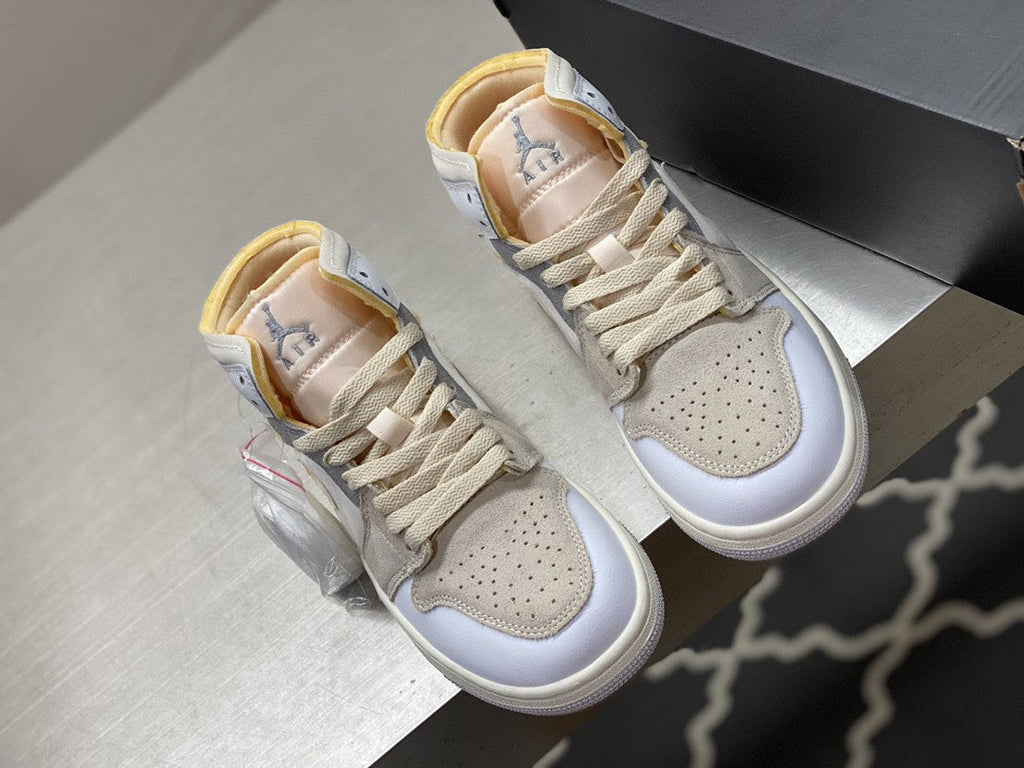 Nike air Jordan 1 Mid SE Craft ‘Inside Out’ Beige For Men DQ3726-100