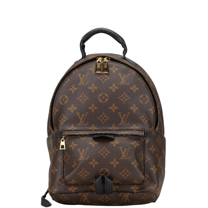 Louis Vuitton Monogram Palm Springs PM Rucksack M44871 Brown Black PVC Leather  Louis Vuitton