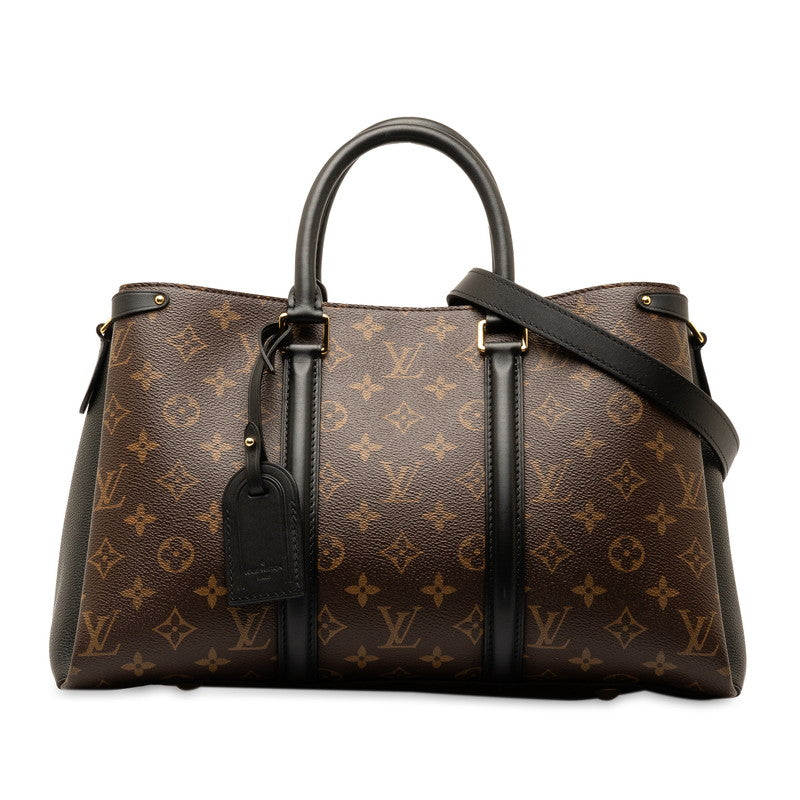 Louis Vuitton Monogram Suffro NV MM Handbag Shoulder Bag 2WAY M44817 Noir Brown PVC Leather  Louis Vuitton