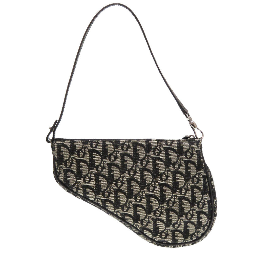 Christian Dior Pouch canvas black Trotter