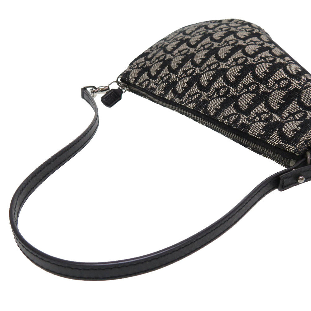 Christian Dior Pouch canvas black Trotter