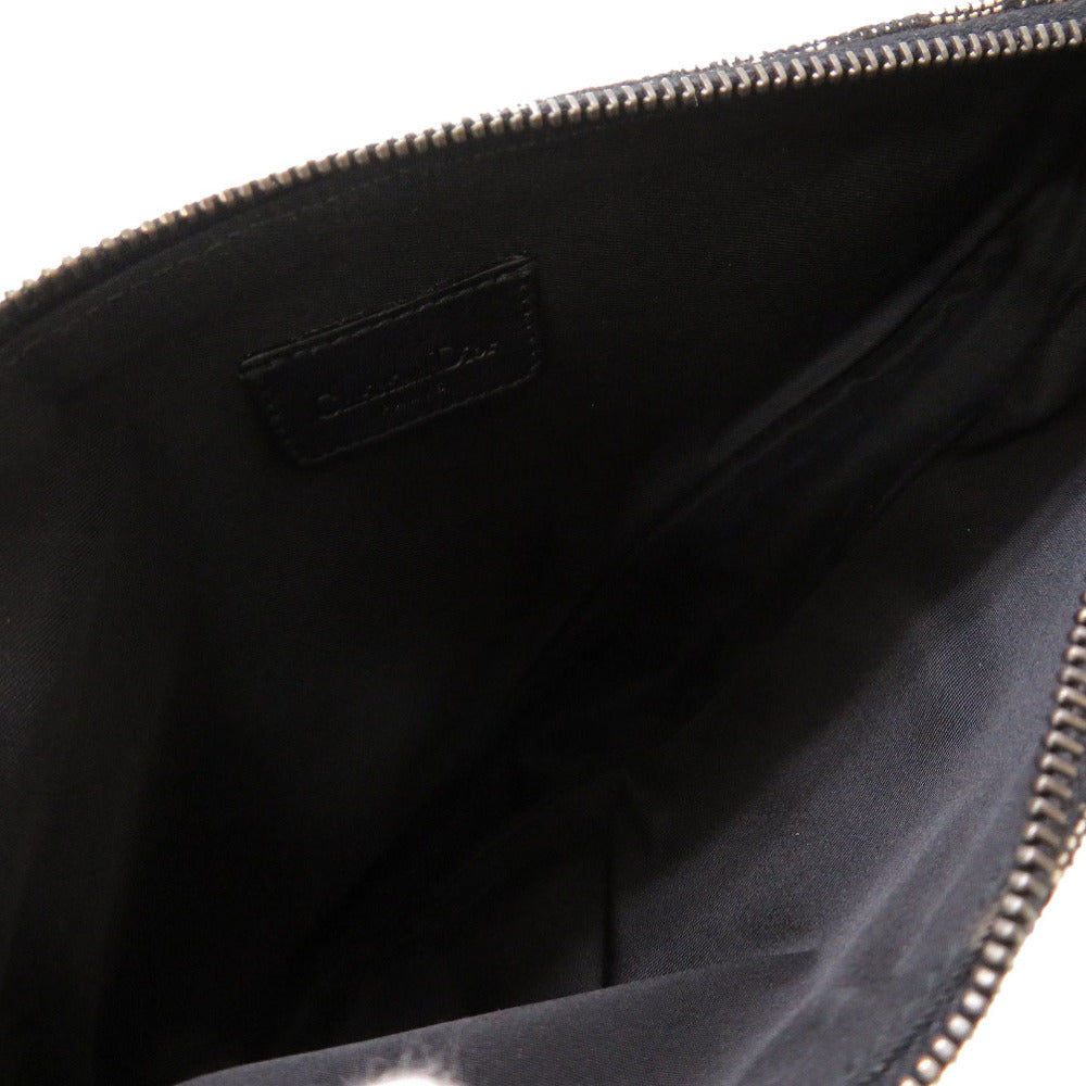 Christian Dior Pouch canvas black Trotter