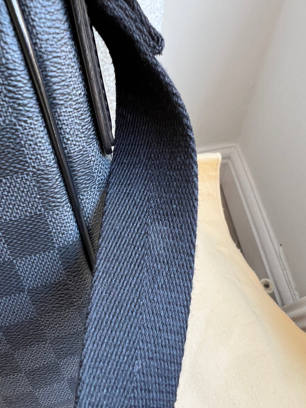 Louis Vuitton PM District Messenger Bag Damier Graphite