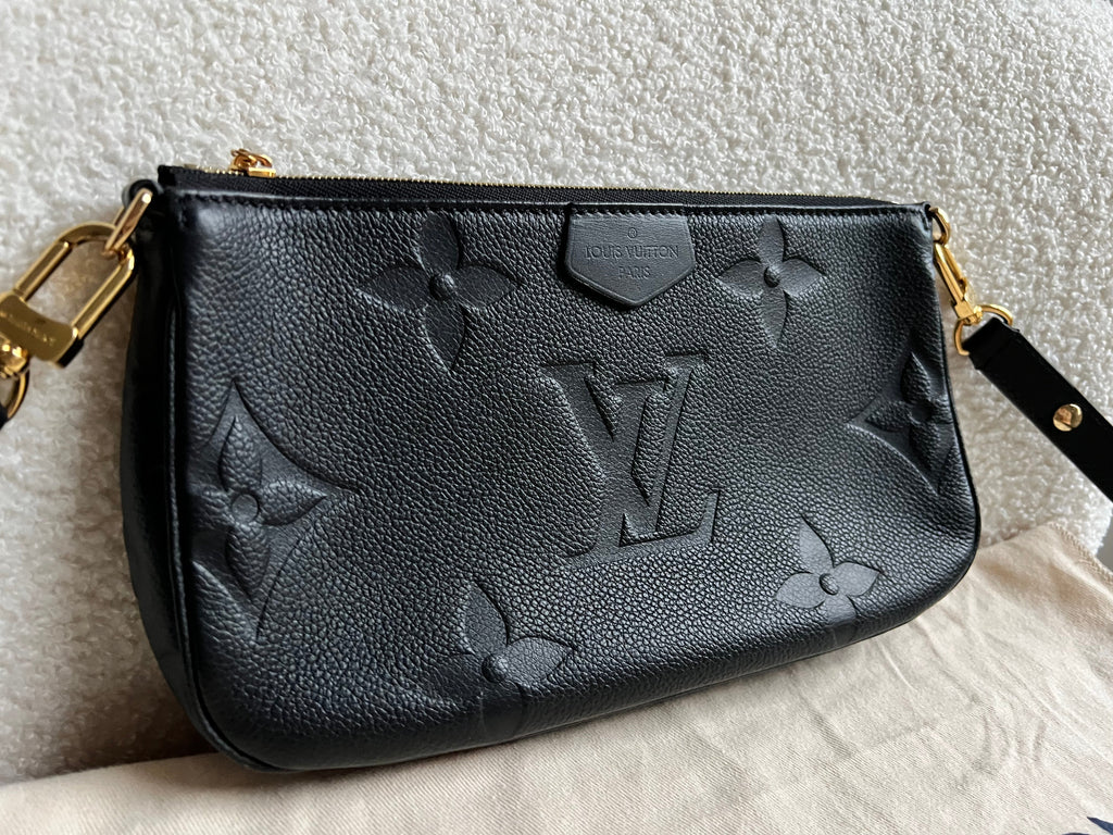 Louis Vuitton Multi Pochette Accessoires Black Empreinte (RRP £2140)