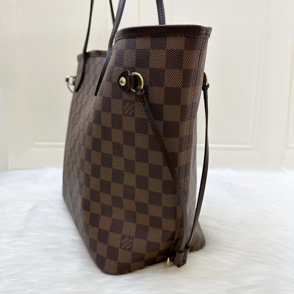 LV Neverfull MM in Damier Ebene Canvas (Older model without attached pouch)