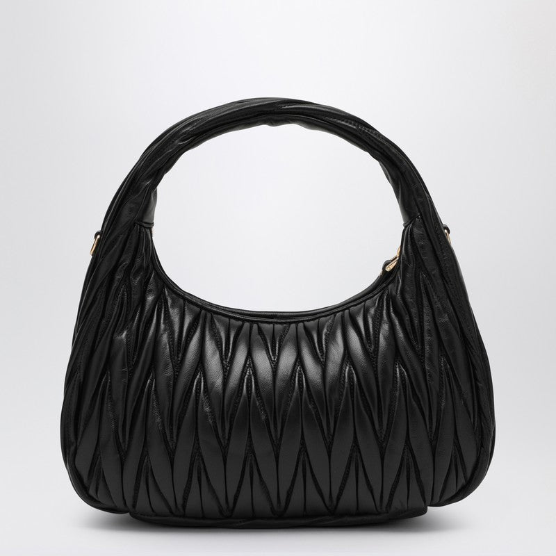 Miu Miu Miu Wander Black MatelassÃƒÆ’Ã‚Â© Bag Women