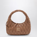 Miu Miu Miu Wander Caramel MatelassÃƒÆ’Ã‚Â© Bag Women