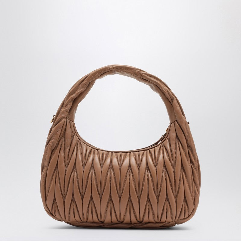 Miu Miu Miu Wander Caramel MatelassÃƒÆ’Ã‚Â© Bag Women