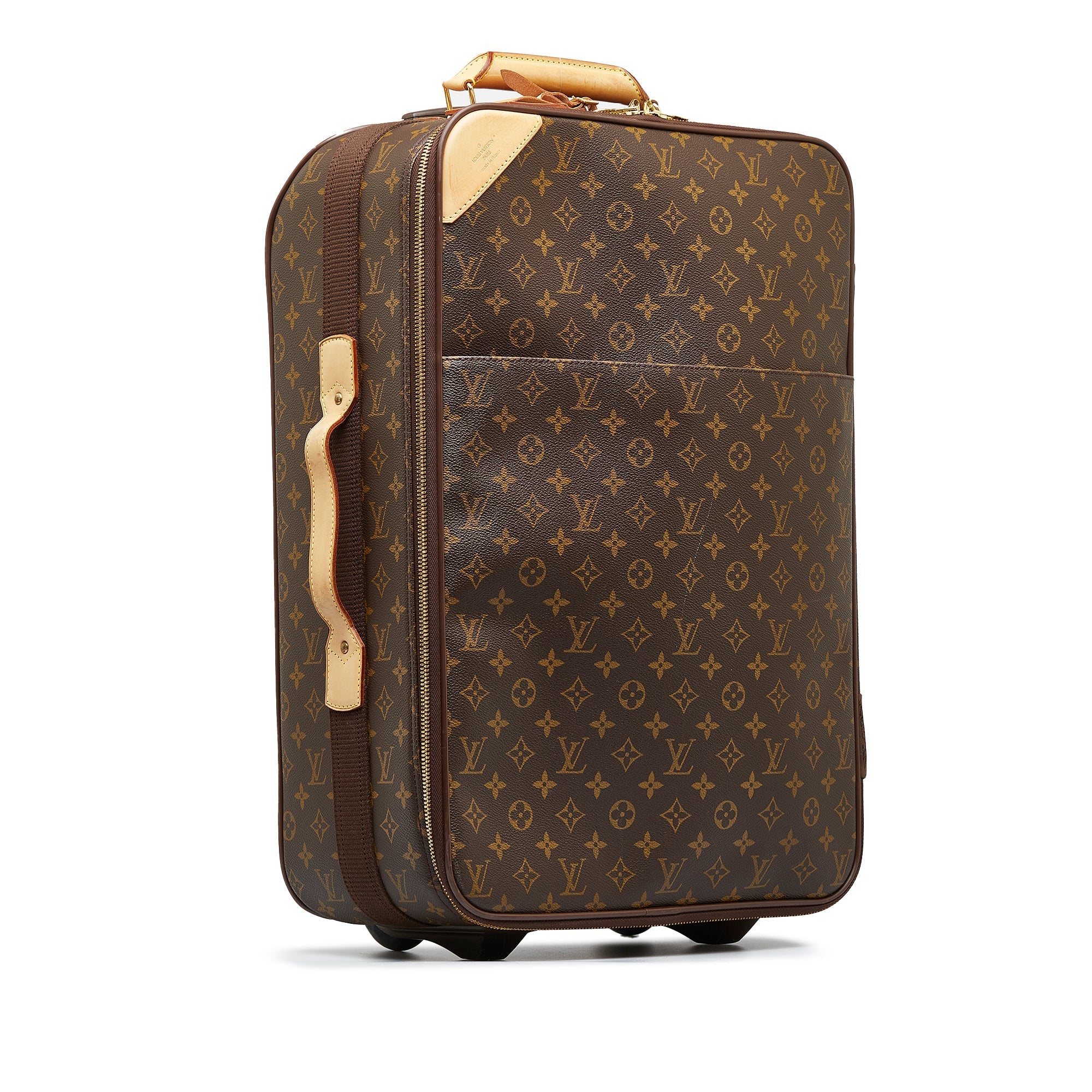 Brown Louis Vuitton Monogram Pegase 55 Travel Bag
